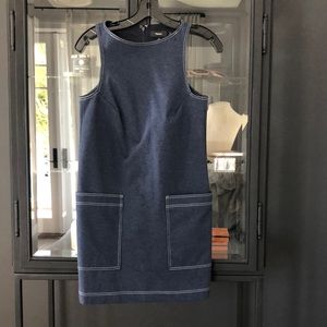 Theory racer back shift dress.